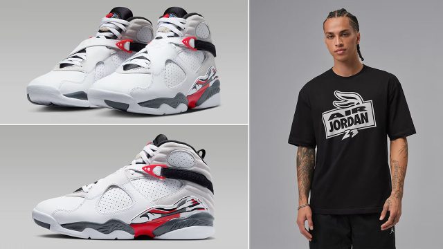 Air Jordan 8 Bugs Bunny 2025 Shoes and Shirt