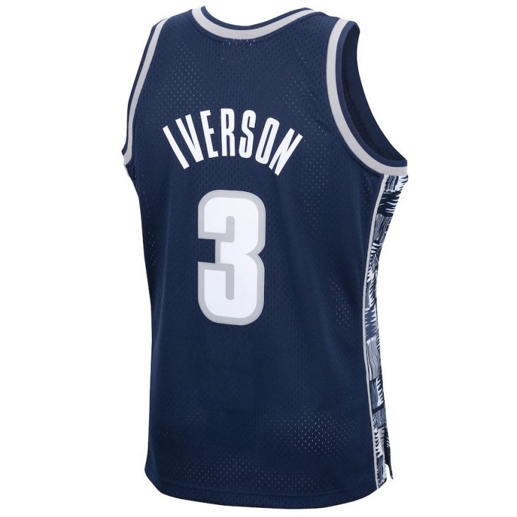 swingman allen iverson georgetown university jersey