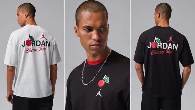 Jordan 1985 Cherry Red Mens T Shirt