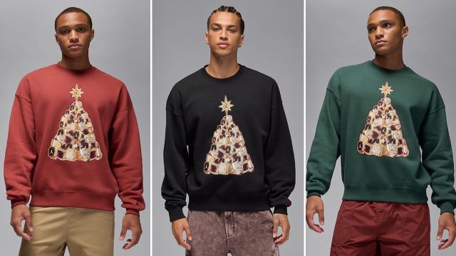 Jordan Brooklyn Fleece Mens Holiday 2025 Crew Neck Sweatshirt