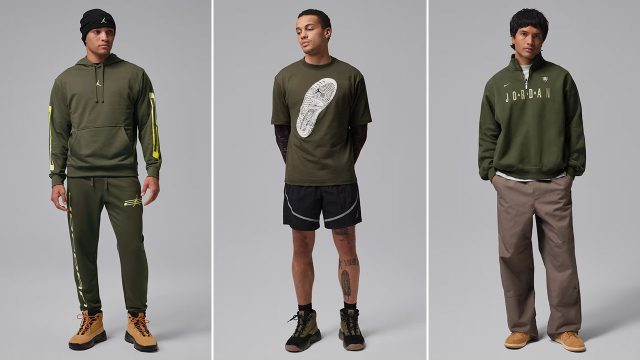 Jordan Cargo Khaki Clothing Sneakers Apparel Outfits Spring 2026 Releases