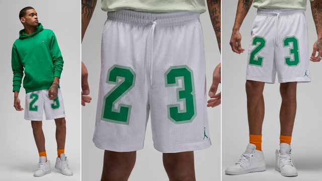 Jordan-Essentials-Graphic-Mesh-Shorts-White-Lucky-Green