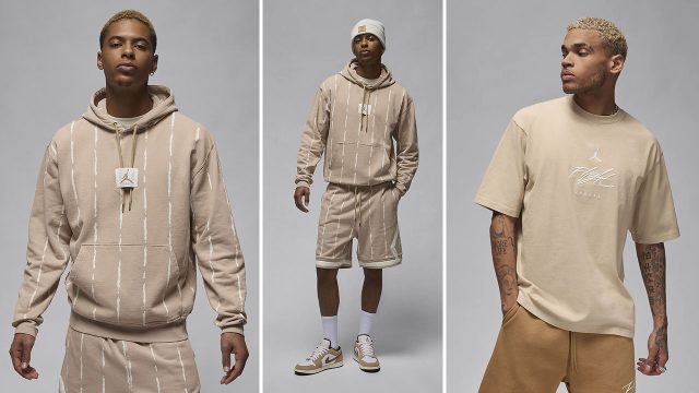 Jordan Essentials Heroes Apparel Legend Medium Brown Shirt Hoodie Shorts