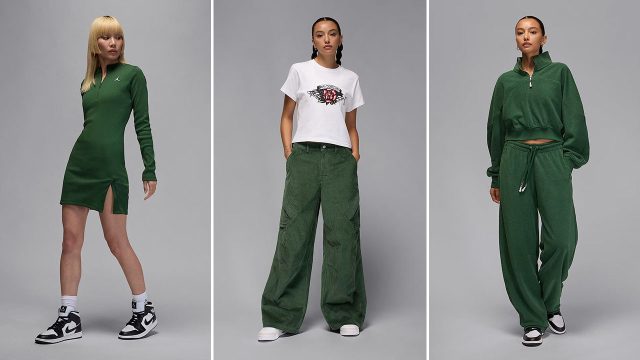 Jordan Fir Green Womens Clothing Shoes Outfits Fall 2025 Releases