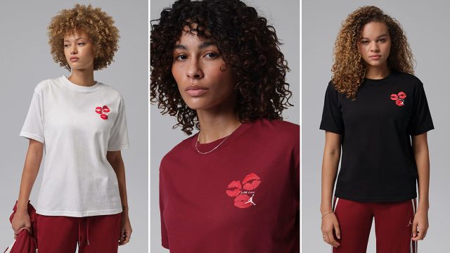Jordan Flight With Love Valentines Day 2026 Womens T Shirt