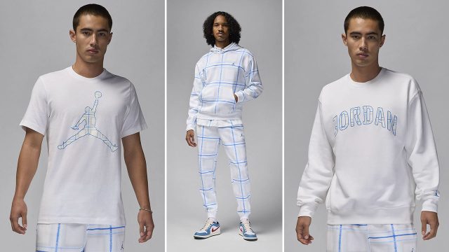 Jordan Holiday 2024 Essentials White Legend Blue Apparel Shirts Pants jpg