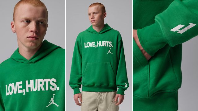 Jordan Jalen Hurts Love Hurts Hoodie Kelly Green