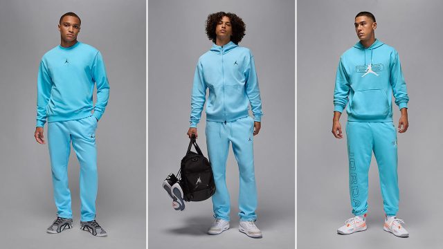 Jordan Sport Blue Chill Mens Clothing Collection