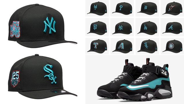 Nike Air Griffey Max 1 Freshwater 2025 Hats New Era MLB Snapback Caps