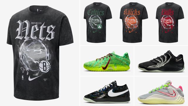 Nike Basketball Halloween 2025 Shoes and NBA T Shirts