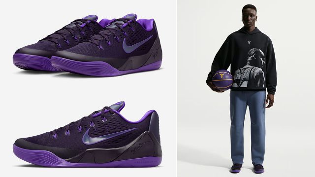 Nike Kobe 9 Elite Low EM Protro Purple Dynasty Shoes Clothing Outfits