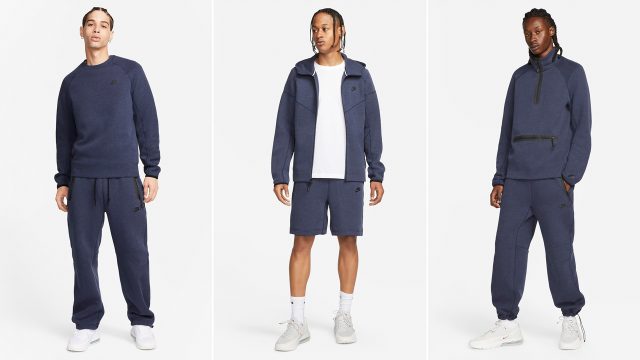 Nike Tech Fleece Clothing Obsidian Navy Hoodie Pants Shorts