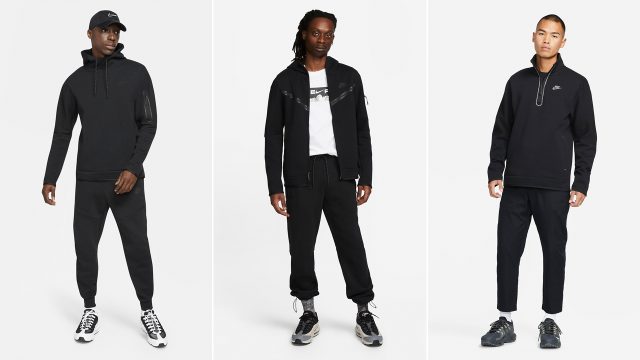 Nike-Tech-Fleece-Hoodie-Pants-Clothing-Black