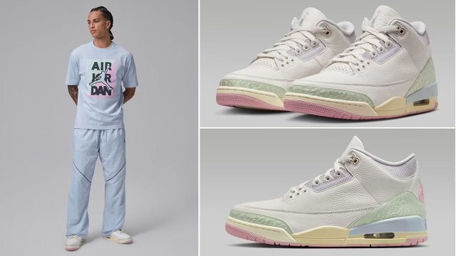 What to Wear With Air Jordan 3 Spring is in the Air Outfits to Match Sneakers