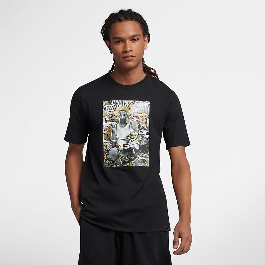 Air Jordan 1 Gold Toe T Shirt | SportFits.com