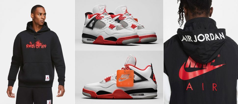 jordan 4 fire red fits