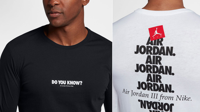 jordan-3-black-cement-long-sleeve-shirt