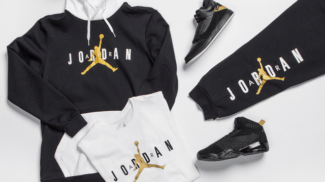 jordan university gold clothing