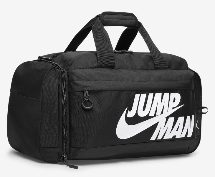 Jordan Jumpman Duffle Bag in Black and White