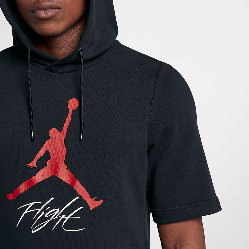 Jordan Jumpman Flight Short Sleeve Hoodie | SportFits.com