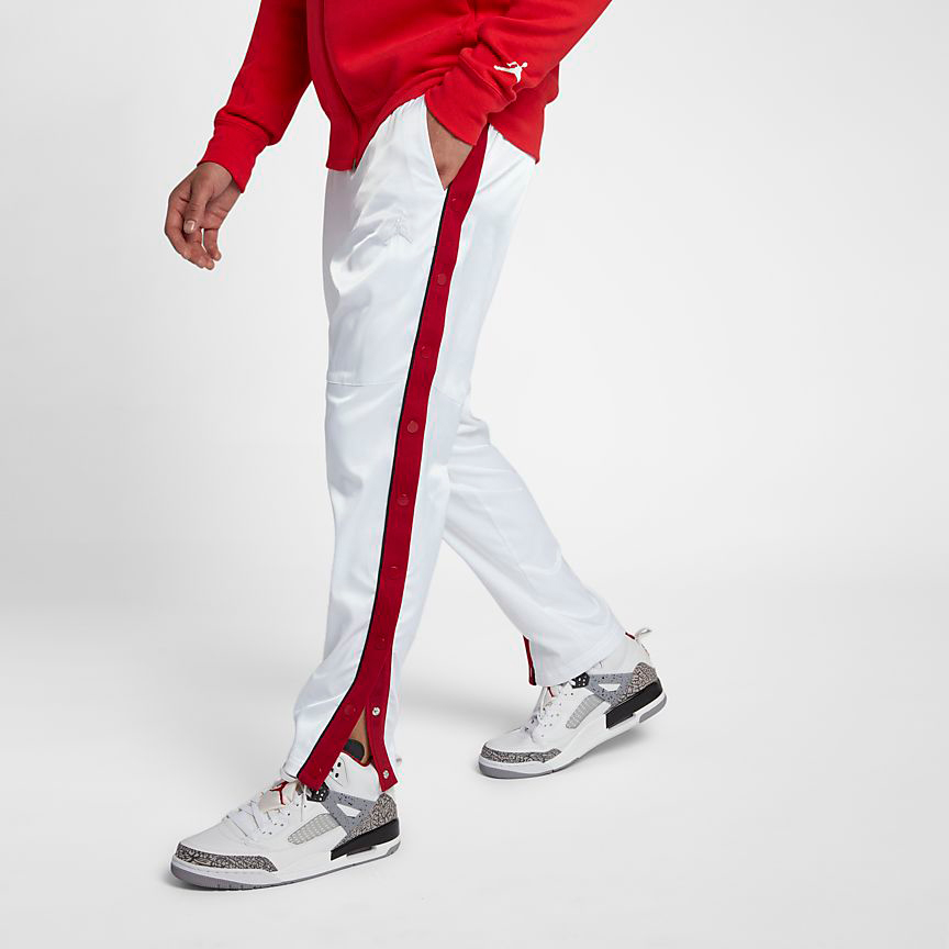 Nike White track Pants