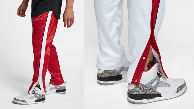 Jordan satin snap pants on sale