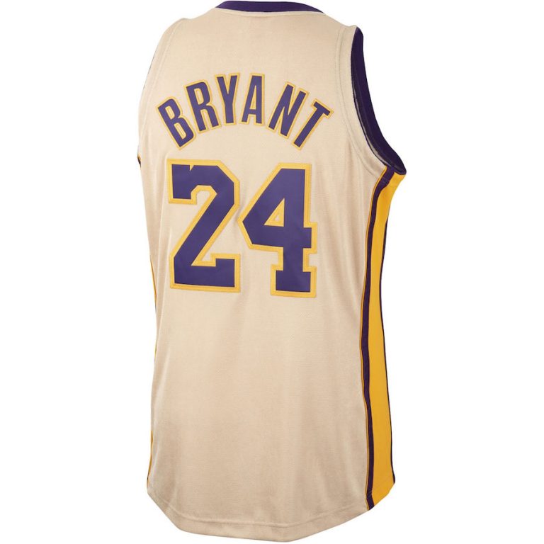 Kobe Bryant Lakers Gold Basketball Jersey | SportFits.com