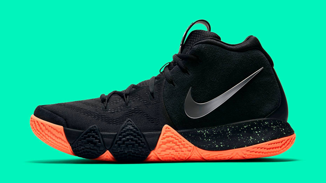 kyrie 4 black metallic silver