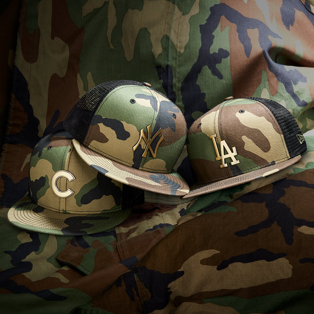 New Era MLB Camo Mesh Back 59FIFTY Caps | SportFits.com