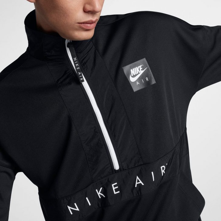 half zip nike top mens