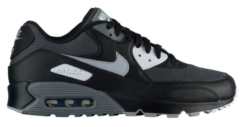 nike air max 90 black and grey