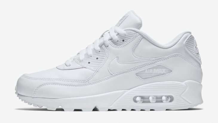 triple white air max 90