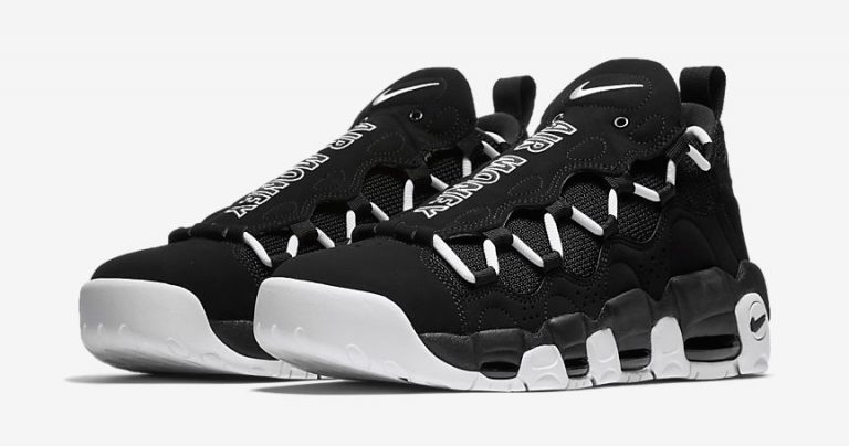 nike air more money black white