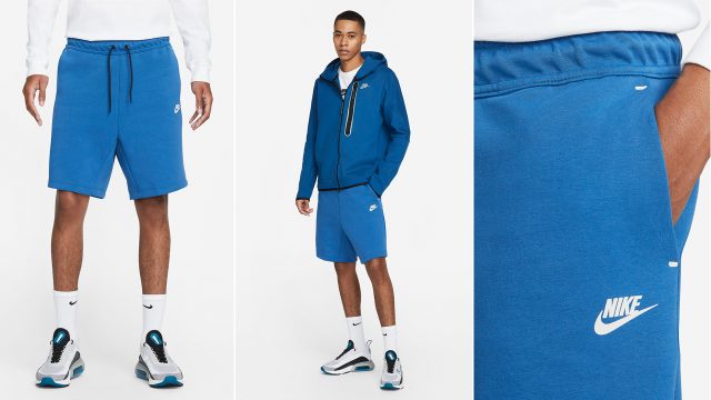 nike-dark-marina-blue-tech-fleece-shorts