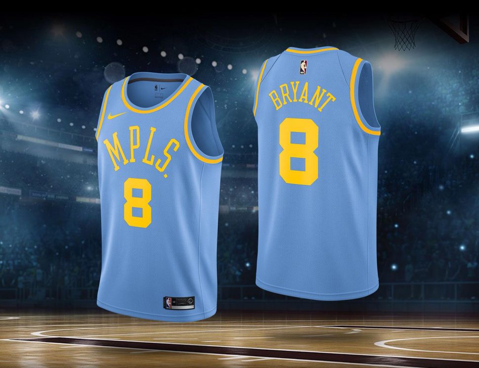 kobe minneapolis lakers jersey