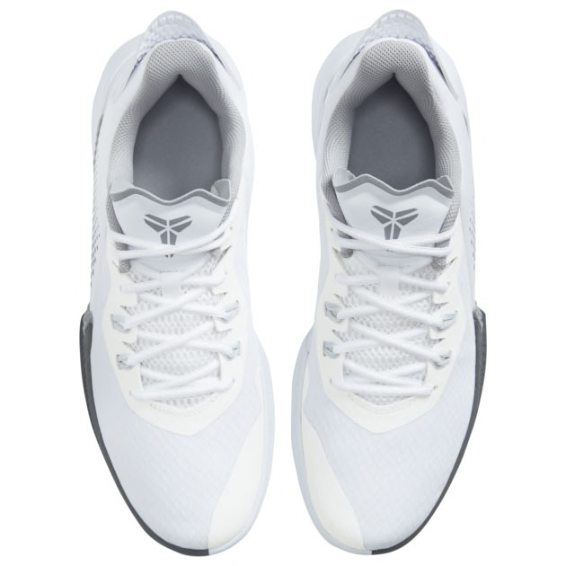 Nike Kobe Mamba Fury White Grey Platinum | SportFits.com
