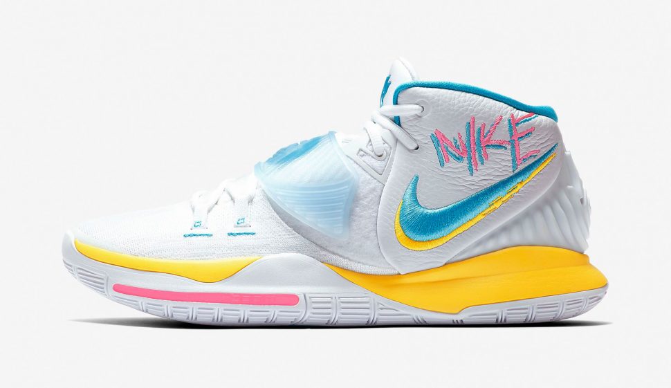 kyrie irving 6 neon graffiti