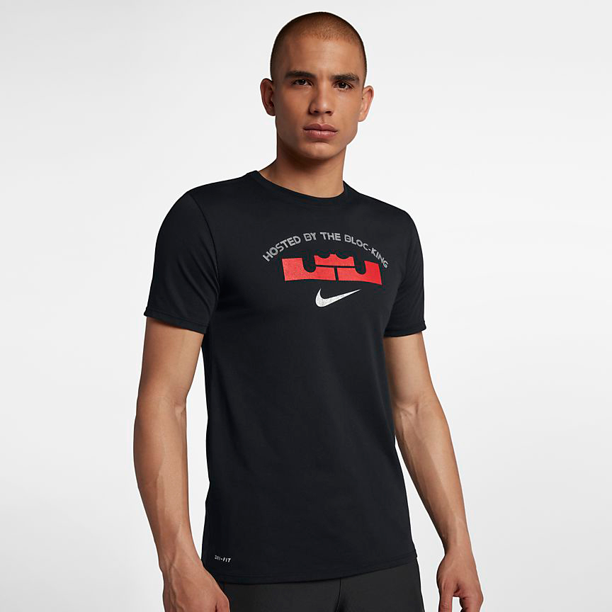 Nike LeBron 15 Bright Crimson Shirt Match | SportFits.com