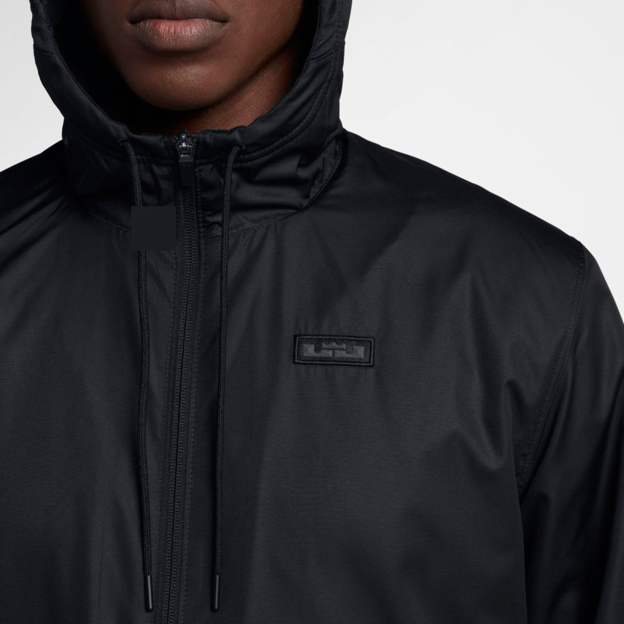 Nike LeBron 16 Windbreaker Jacket in Black | SportFits.com
