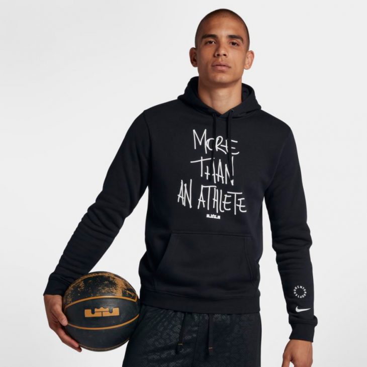 lebron more than an athlete hoodie