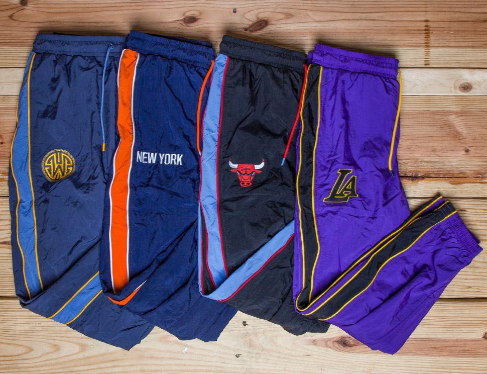 nike nba courtside city edition nylon pant