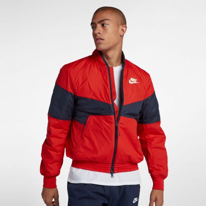 Nike Sportswear Graphic Fill Bomber Jackets | SportFits.com