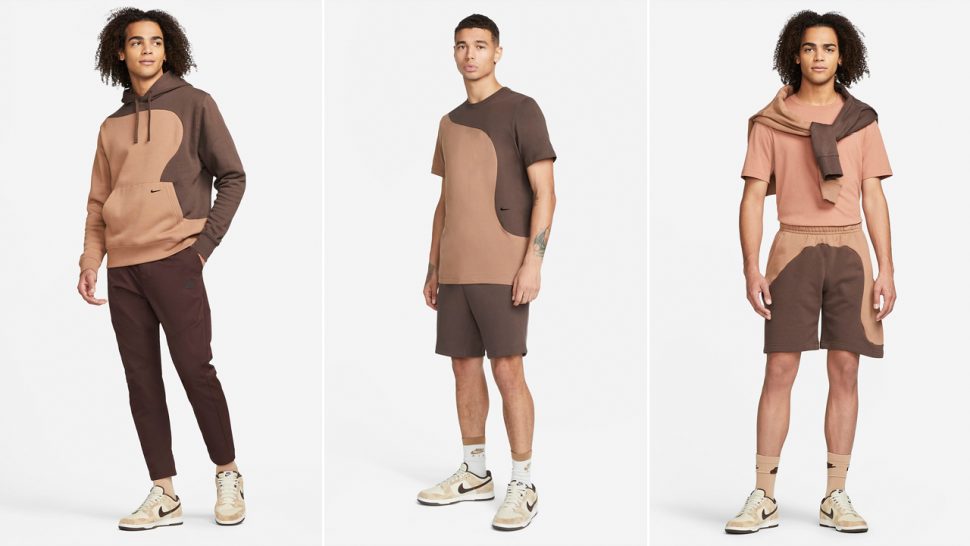 archaeo brown nike shirt