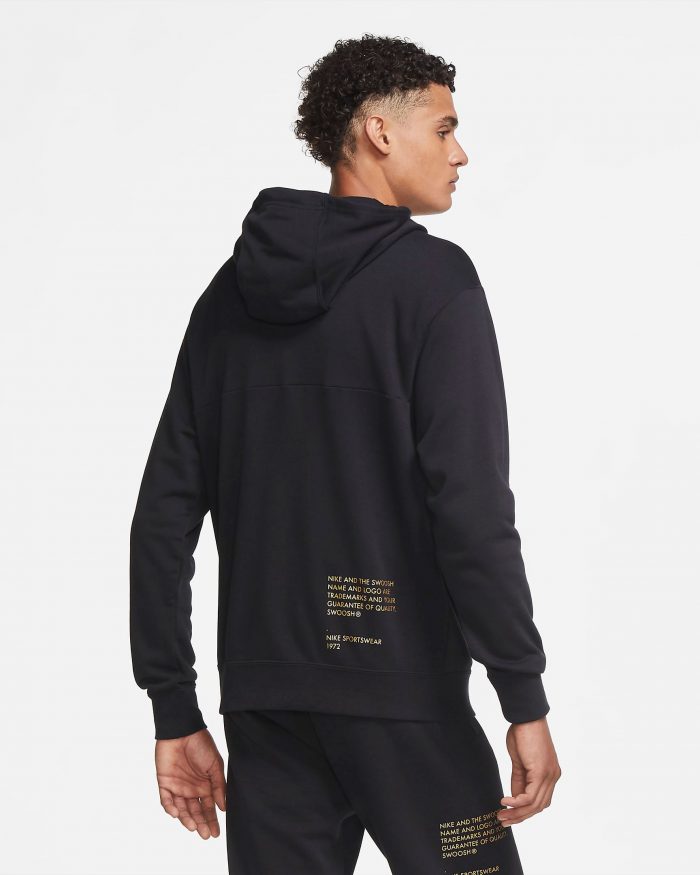 black and gold nike hoodie womens