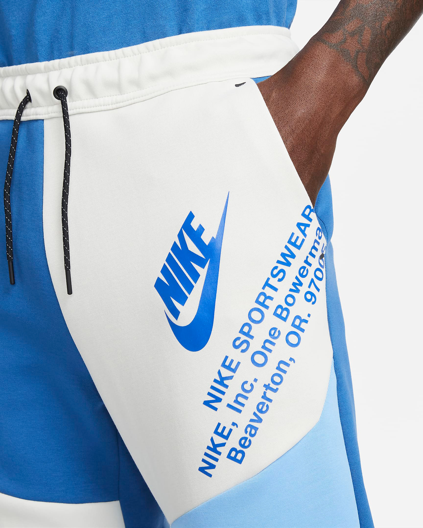 Nike Tech Fleece Pants Dark Marina Blue University Blue