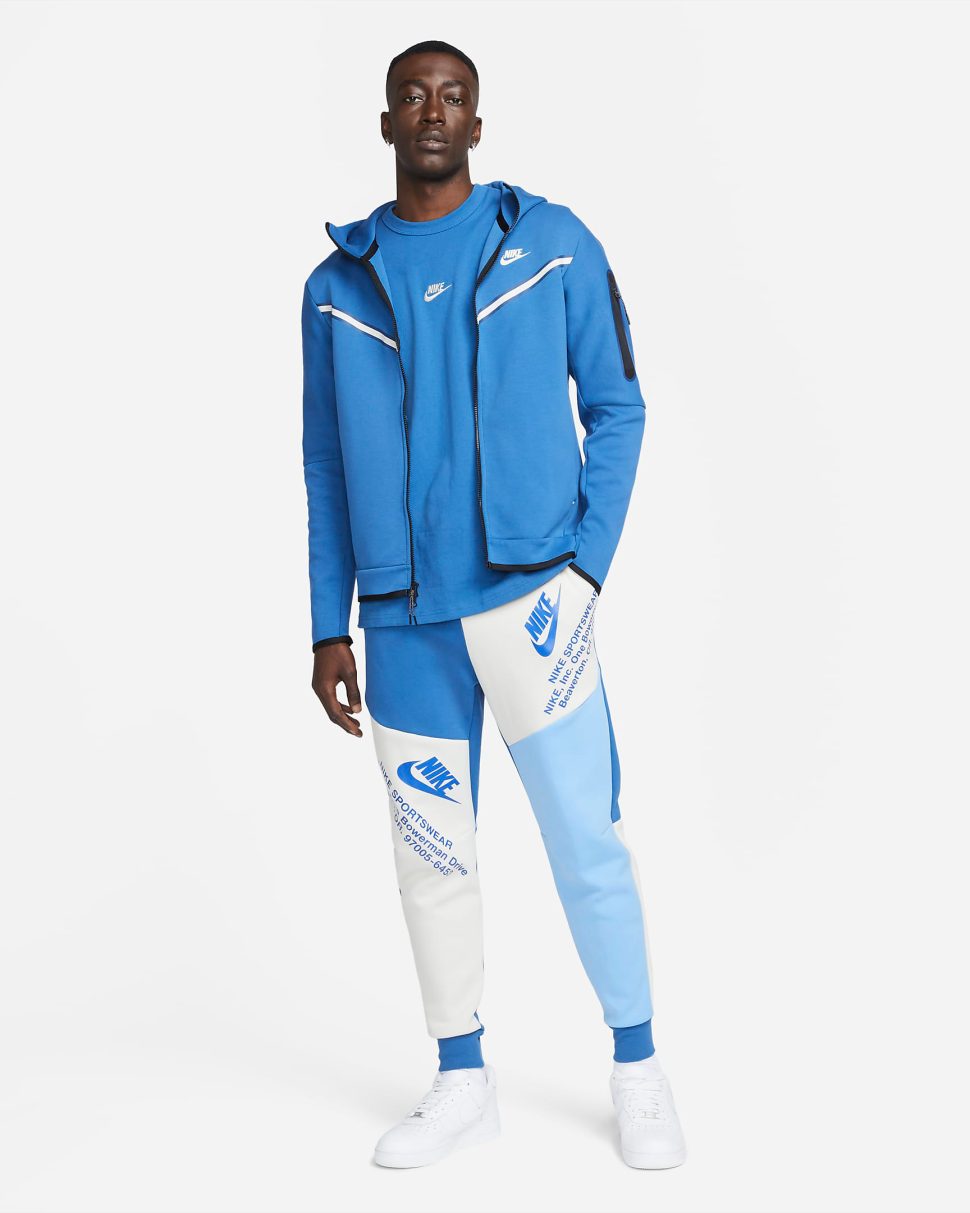 Nike Tech Fleece Pants Dark Marina Blue University Blue