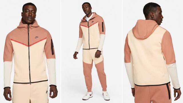 nike-tech-fleece-hoodie-jogger-pants-mineral-clay-white-onyx-sanddrift-black