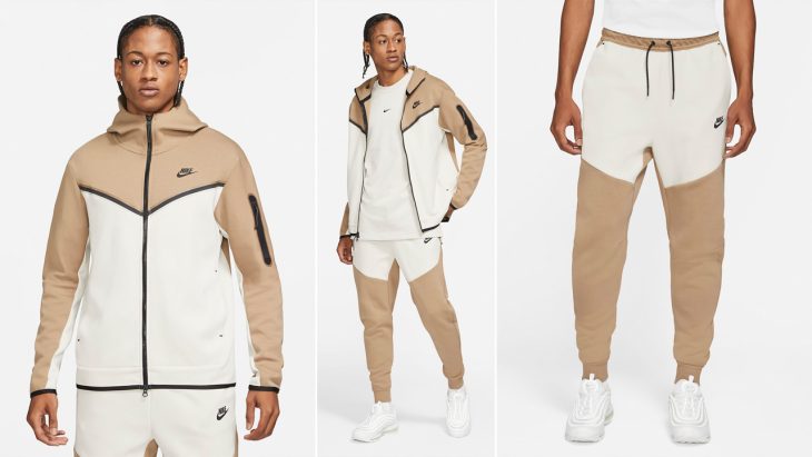 nike tech fleece joggers sandalwood