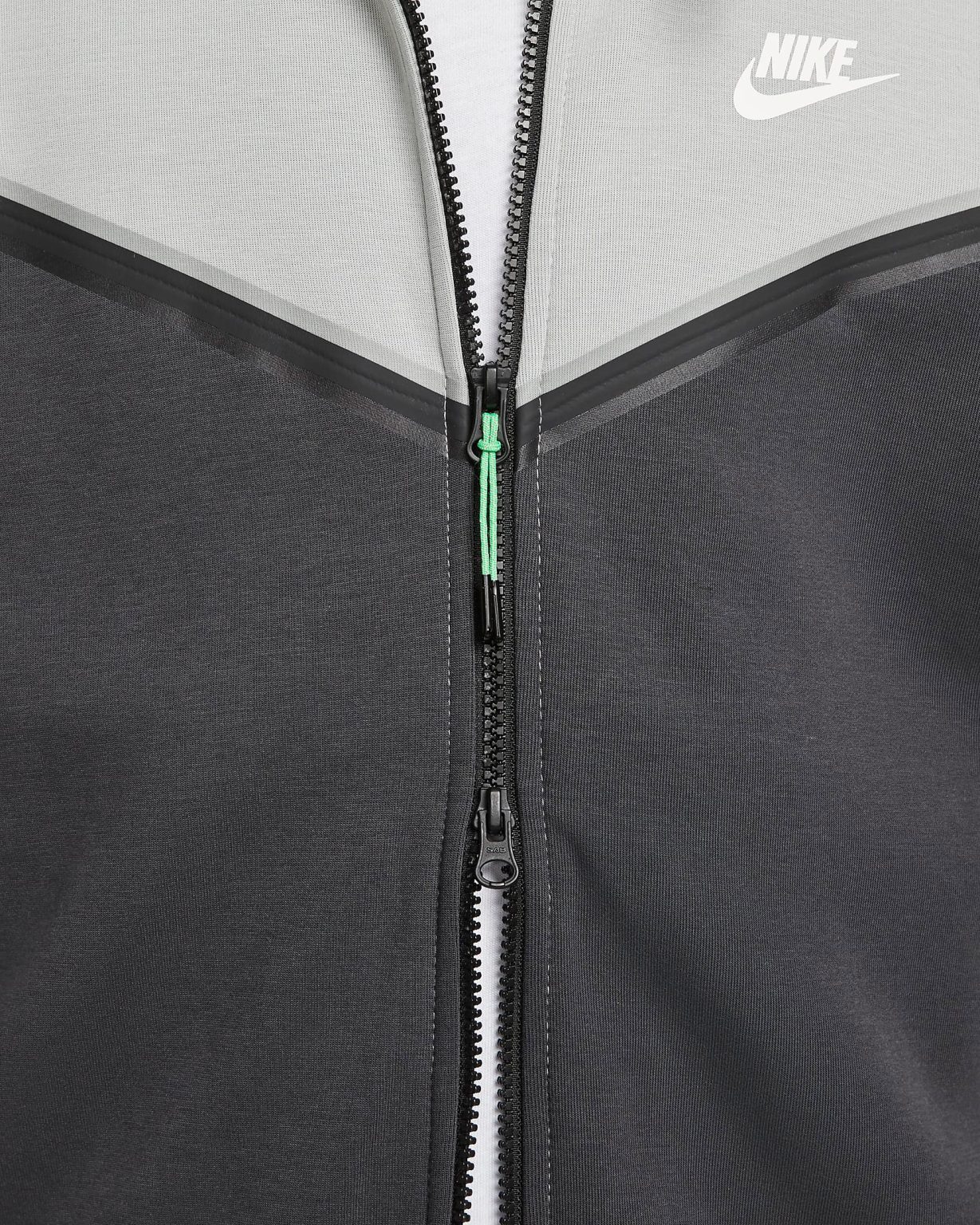 Nike Tech Fleece Hoodie and Pants Smoke Grey Anthracite Green