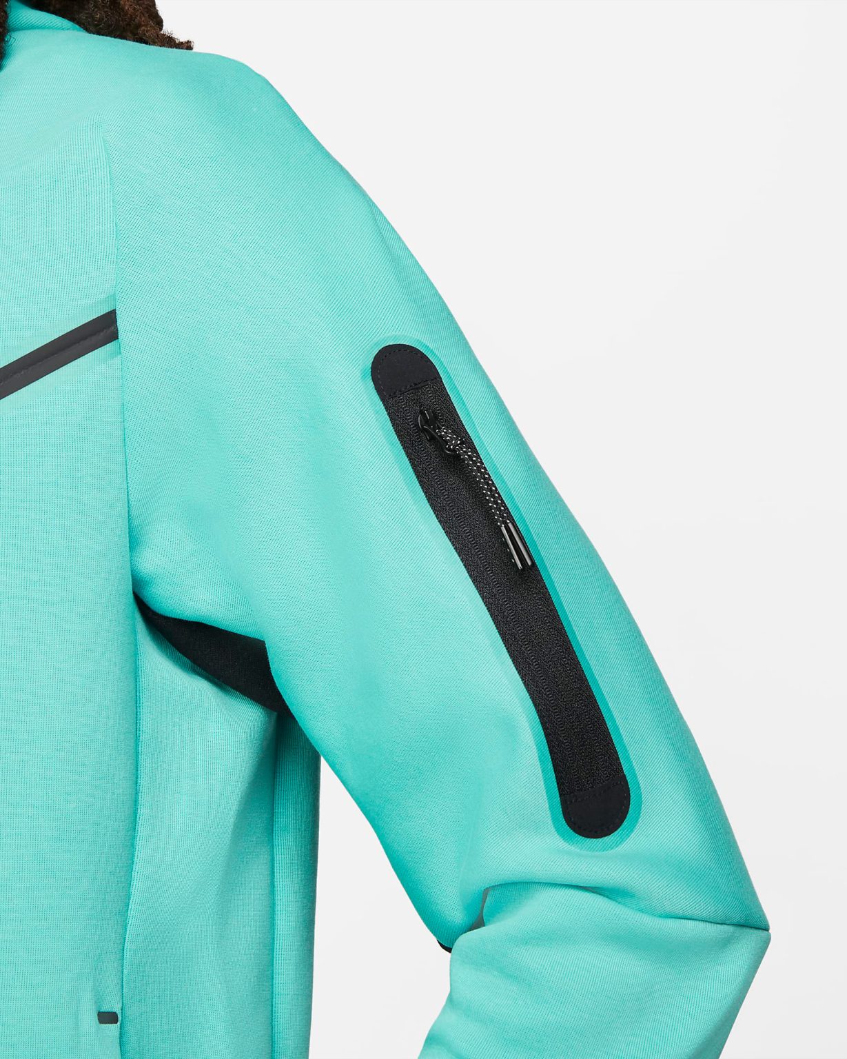 Nike Tech Fleece Hoodie and Pants in Washed Teal Black